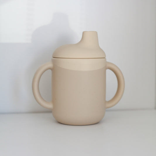 Creme Sippy cup